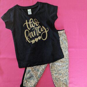 2nd Birthday Outfit Toddler Girl Minnie Inspired Set 24M NEW
